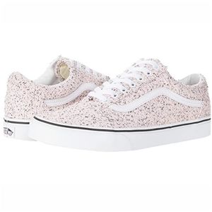 NEW Vans Old Skool Boucle Pink Speckle Tweed Sneakers